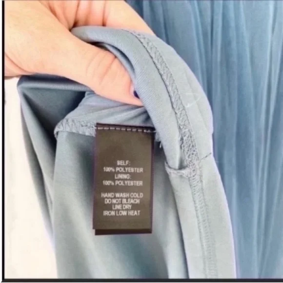 Lulu’s Delightful Occasion Blue Tulle Maxi Dress - Picture 4 of 5